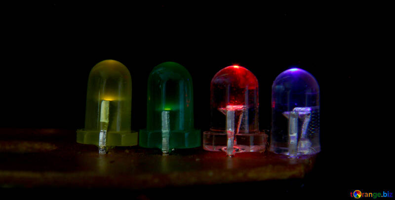 Farbige Leuchtdiode №41397