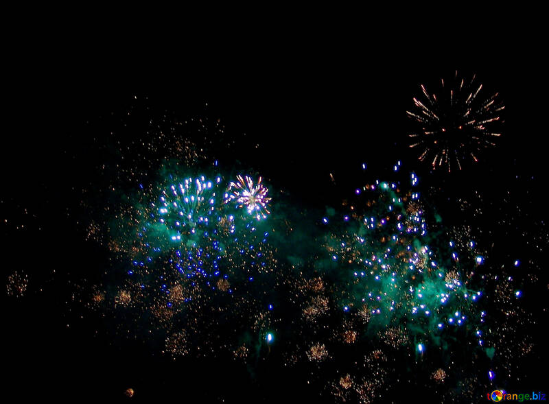 Fuochi d`artificio colorati №41366