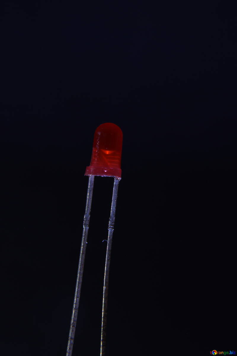 Diode électroluminescente rouge Dim №41383