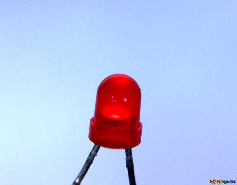Diodo emisor de luz rojo №41392