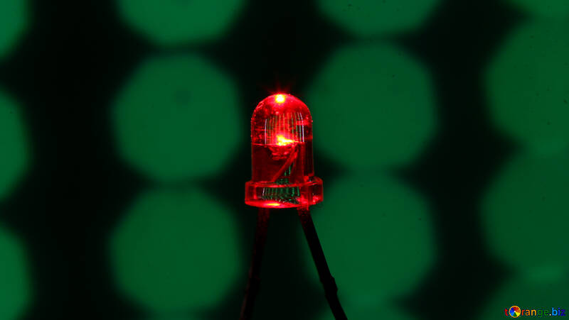 Diodos emissores de luz vermelho №41402