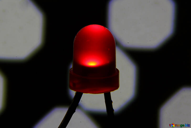 Diodos emissores de luz vermelho №41405