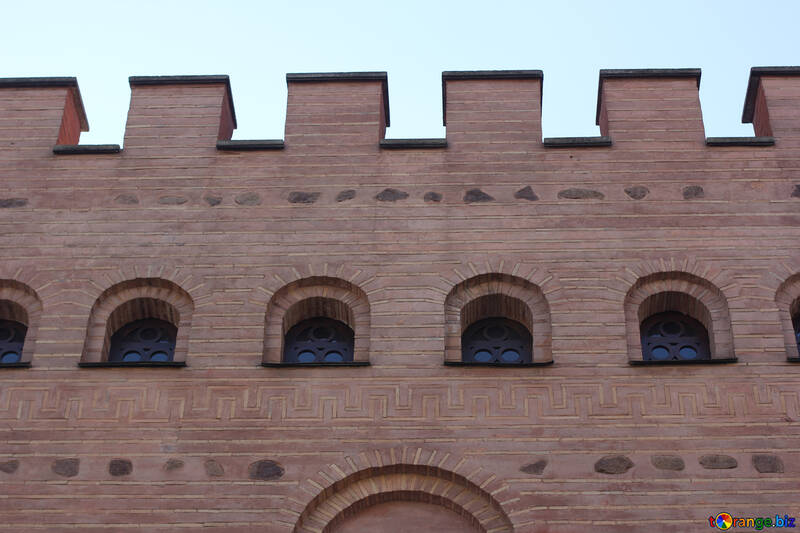 La texture du mur de la forteresse №41649