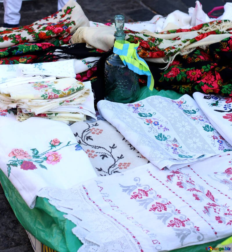 Pessoas toalhas lembranças da Ucrânia №41571