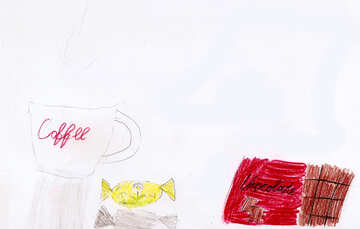 Children`s drawing candy №42677