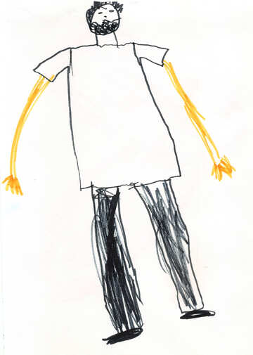 Children`s drawing dad №42745