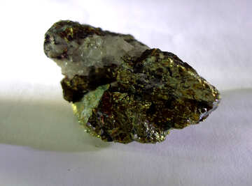 Colored stone pyrite №42976