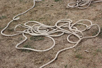 Das Seil auf den Boden №42411