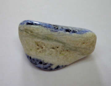 Біло-блакитний камінь №42969