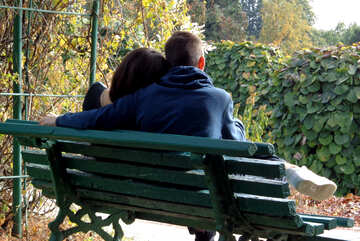 Couple on the bench №42990
