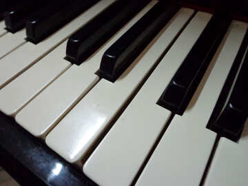 Die Schlüssel der alten Klavier №42956
