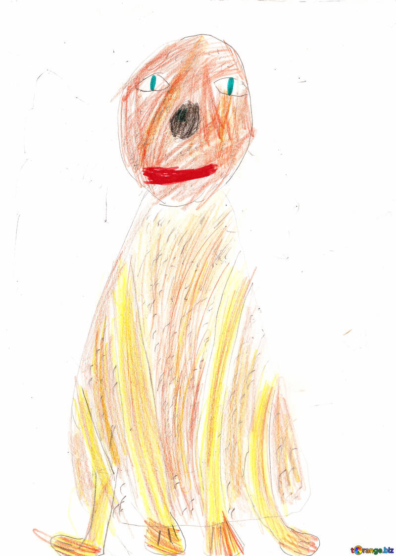 Children`s drawing animal №42754