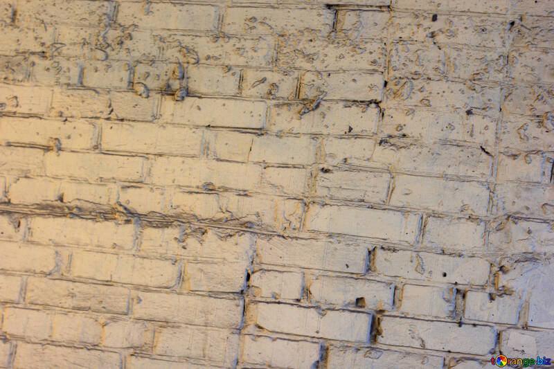 The texture of the brickwork painted №42179