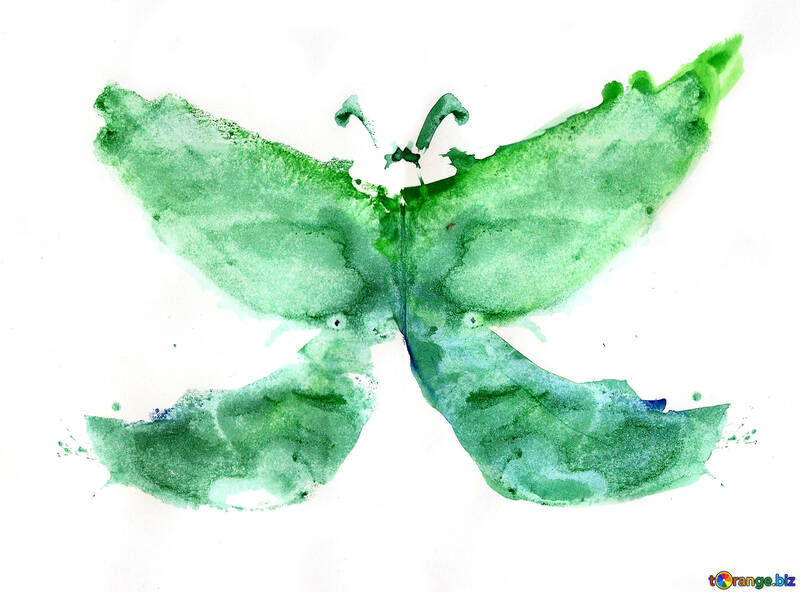 Butterfly children`s drawing №42685