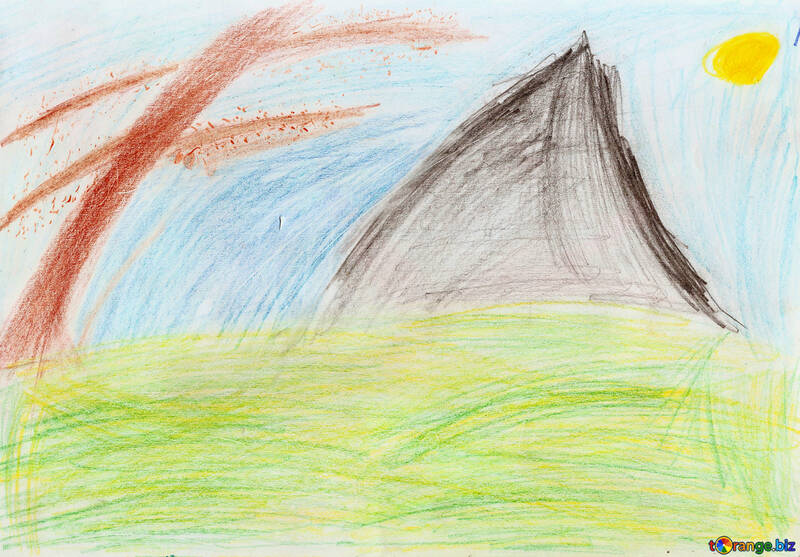 Children`s drawing Camping №42729