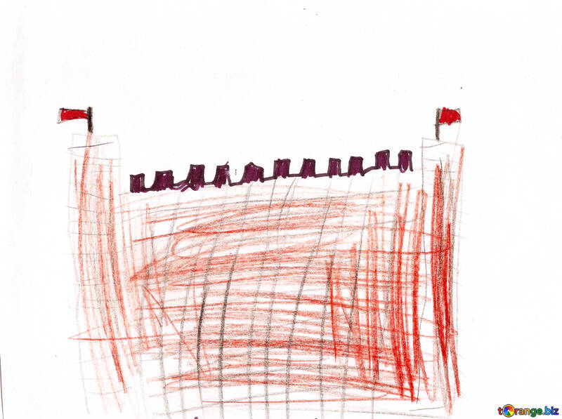 Children`s drawing fortress №42717