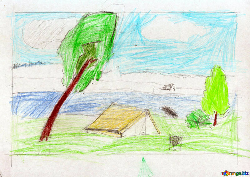 Дитячий малюнок туризм №42682