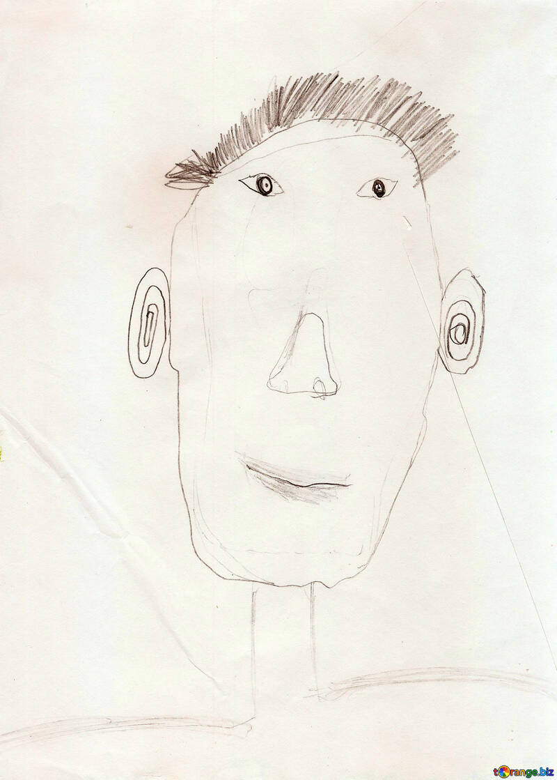 Los niños de dibujo un retrato del Papa №42726