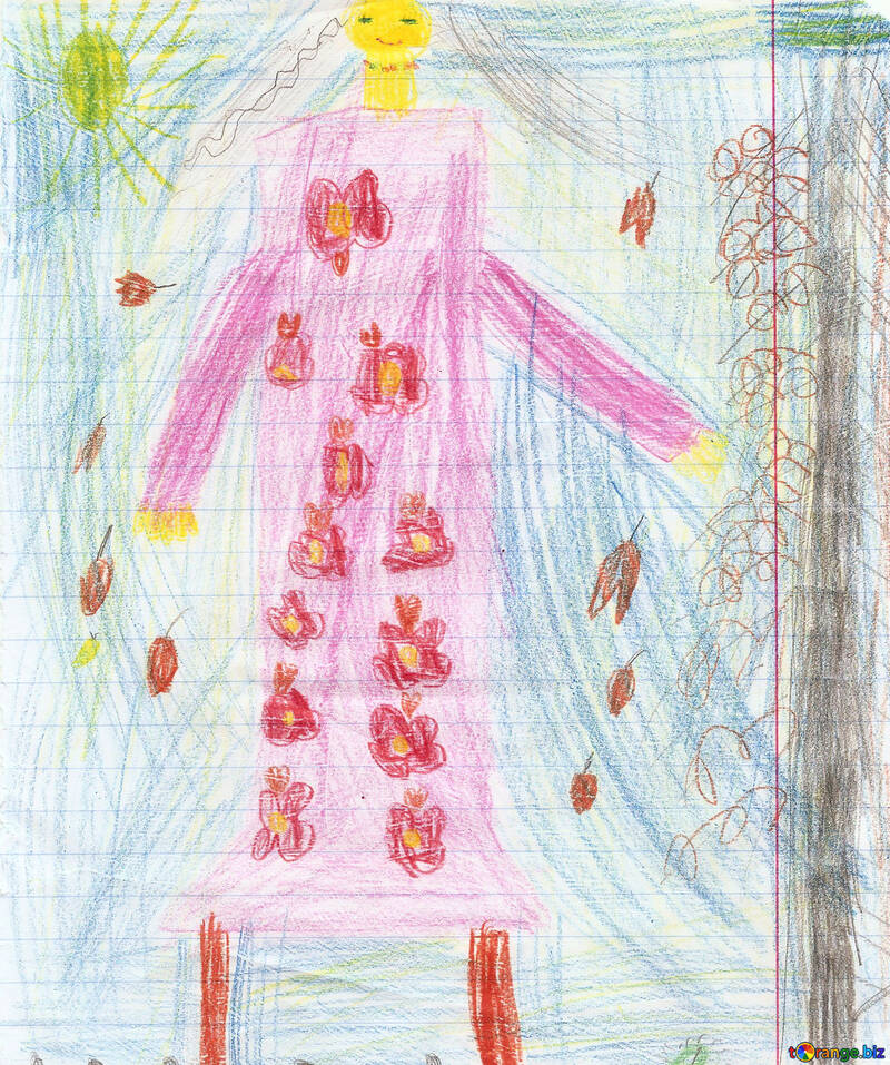 Children`s drawing spring №42835