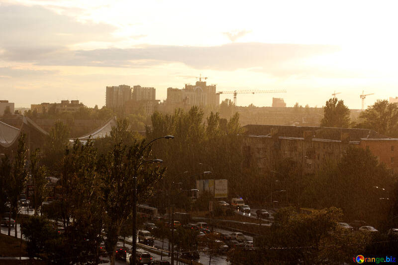Sonnenuntergang in Kiew №42302