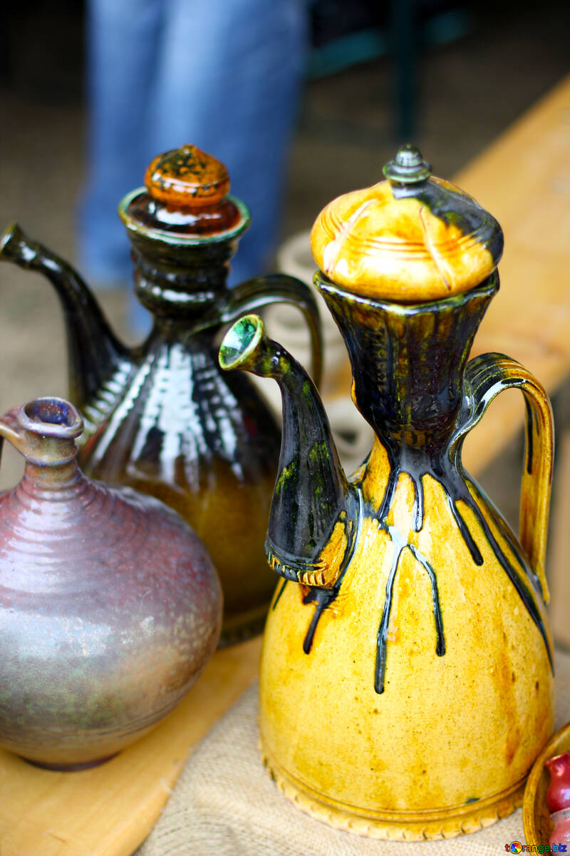 Georgian ceramic jars for wine №42404