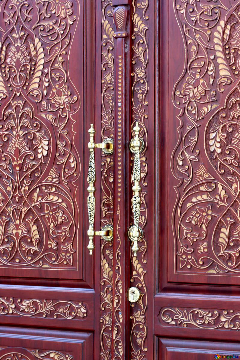 Dear pattern on the door №42052