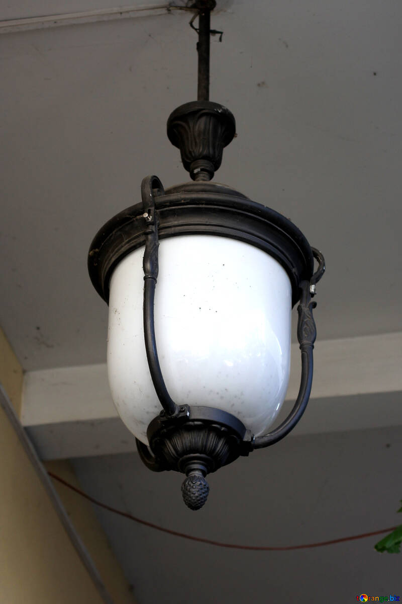Lámpara de la vendimia en el techo №42200