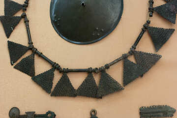 Ancient bronze beads №43939