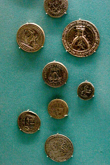 アンティークゴールドコイン №43670