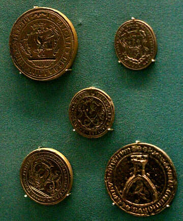 Weinlese-polnische Goldmünzen №43669
