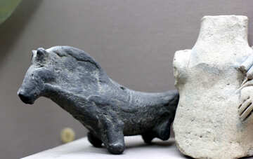 Ancient figurine horse №43608