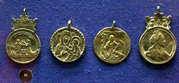Старинные медальоны №43484