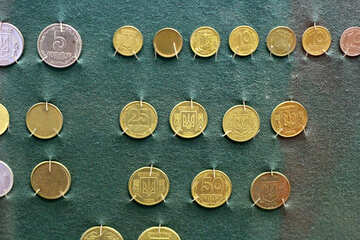 Collection Ukrainian coins №43521