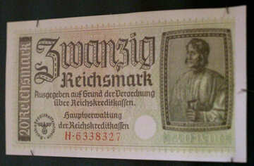 20 Reichsmark №43538