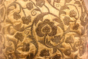 Texture vintage embroidered pattern №43378