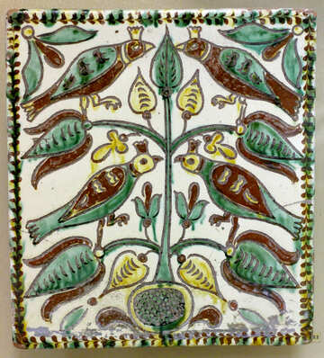 Texture Vintage pattern on fabric №43268