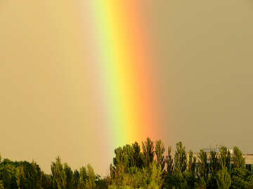 Rainbow in the dark sky №43248