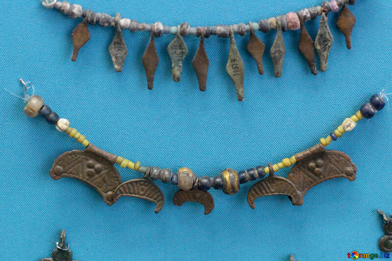 Vintage collana con pendenti №43990