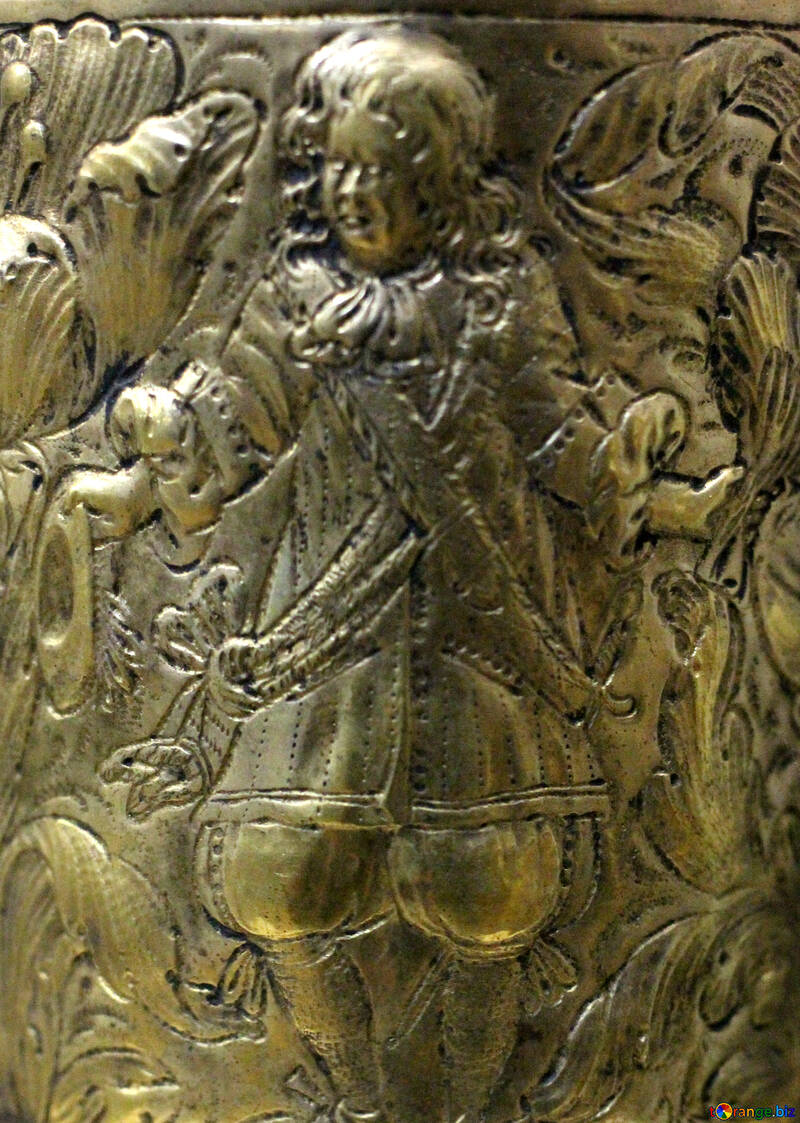 Старовинний візерунок на чаші №43618