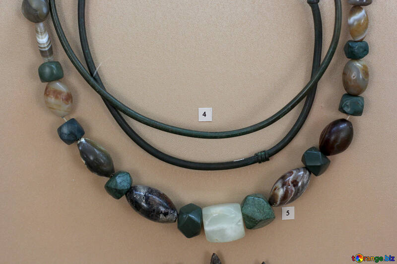 Ancient stone beads №43876