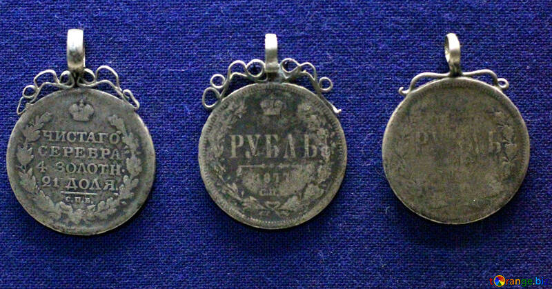Antique jewelry from coins №43480