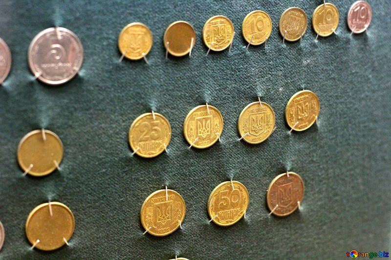 Eine Sammlung von seltenen Münzen Ukrainisch №43520