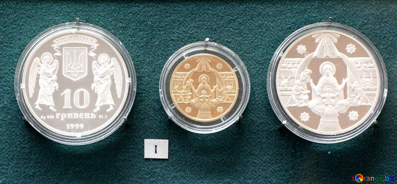 Сувенірні українські монети №43504