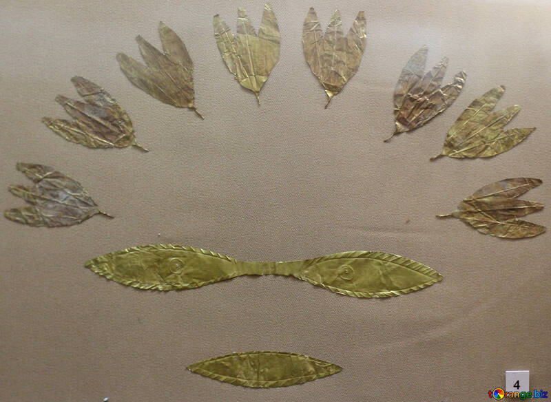 古代の黄金の服の要素 №43759