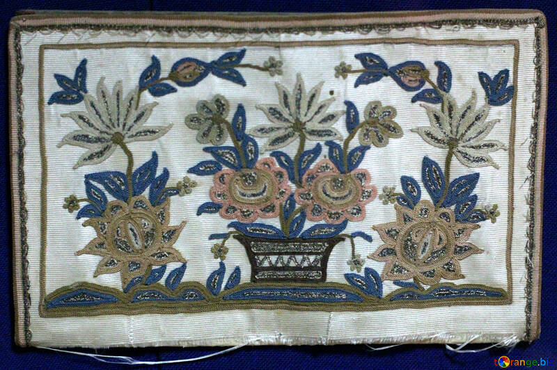 Текстура старовинна тканина з картиною №43449
