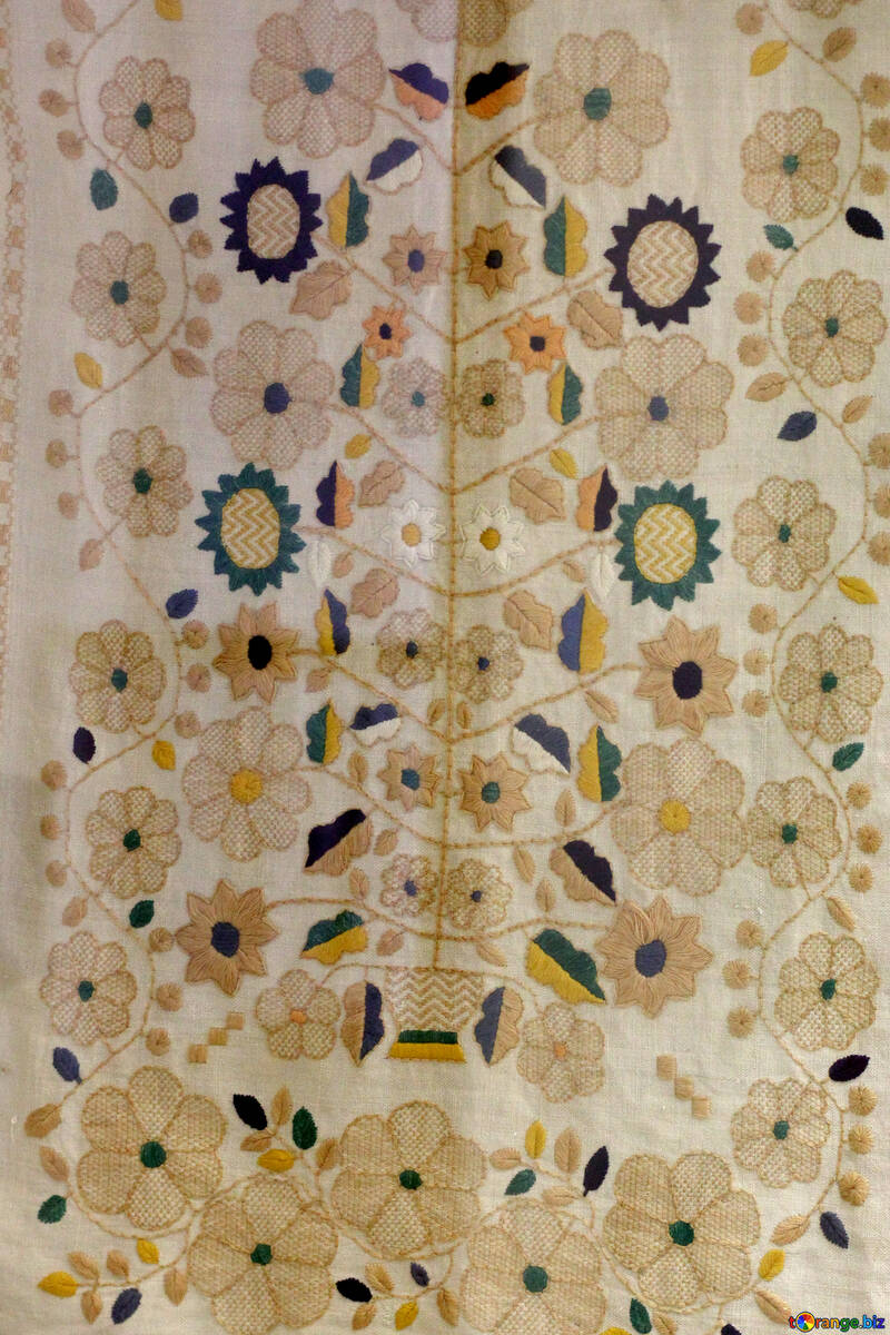 Текстура старовинна тканина з візерунком №43272