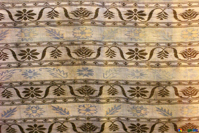 Texture of old fabric with pattern №43386