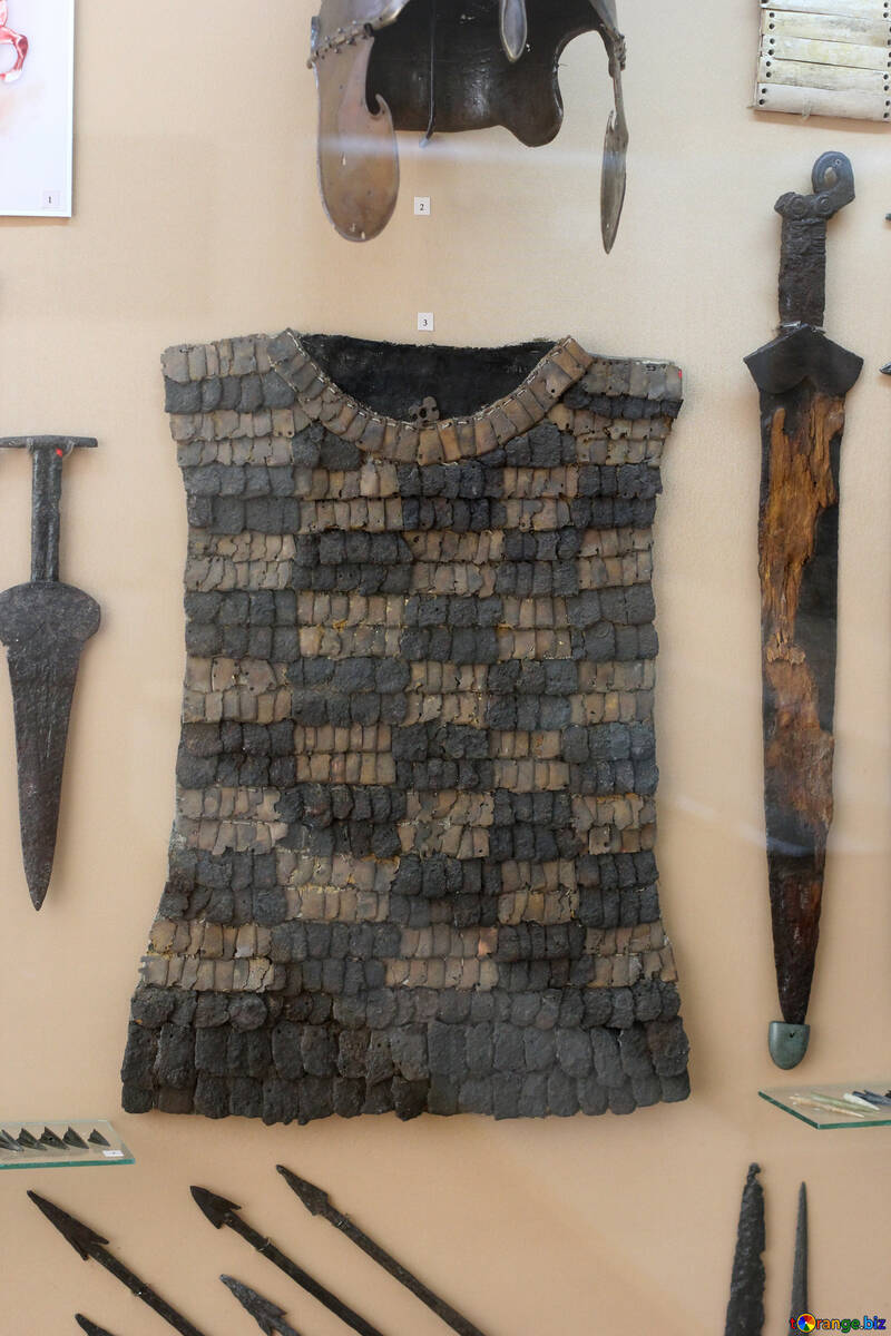 Ancient swords and chain mail №43895