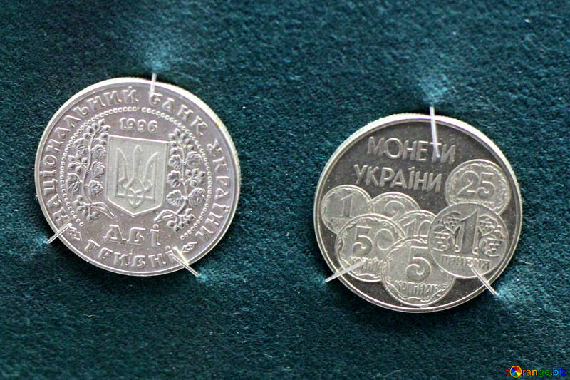 2 гривні монета 1996 рік №43513