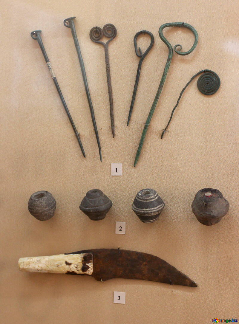 Ferramentas de faca domésticos vintage e século 4 aC №43933